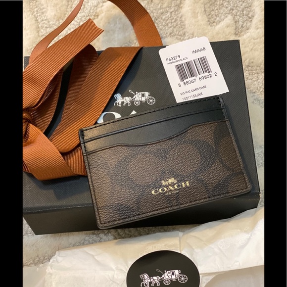 COACH Card Case with gift box